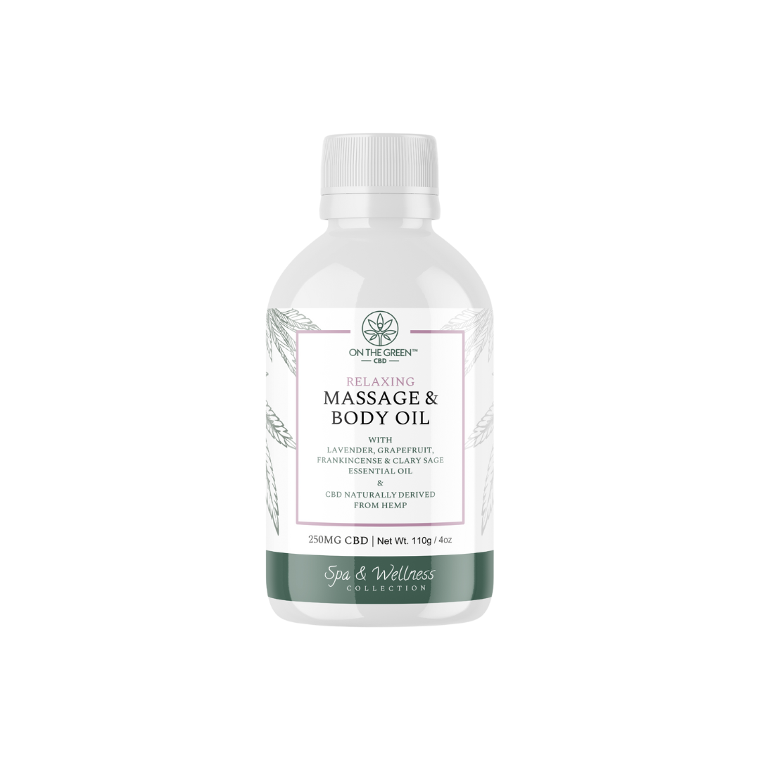 CBD Massage & Body Oil (Relax) 4oz