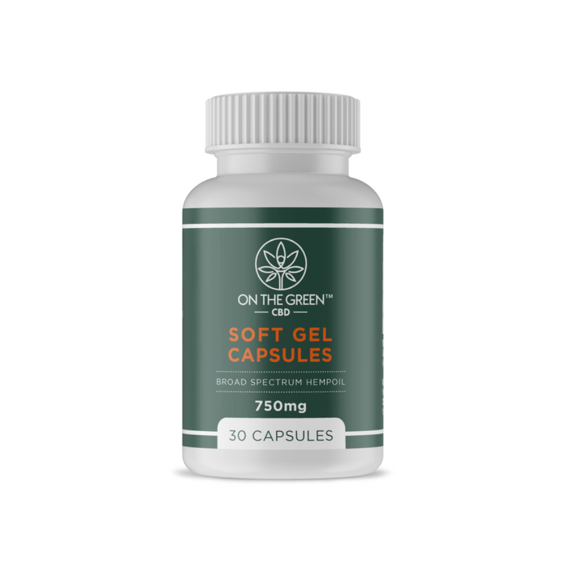 750mg CBD Soft Gel Capsules. 30 Count